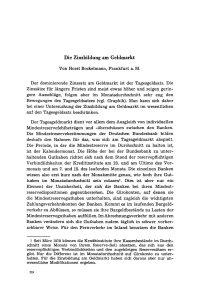 Die Zinsbildung am Geldmarkt