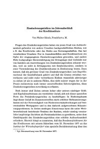 Zinsänderungsrisiken im Jahresabschluß der Kreditinstitute