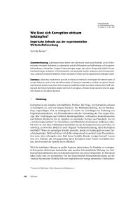 Wie lässt sich Korruption wirksam bekämpfen?
