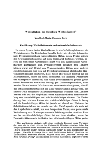 Weltinflation bei flexiblen Wechselkursen