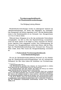 Verwässerungsschutzklauseln bei Wandelschuldverschreibungen