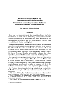 Der Einfluß der Nicht-Banken auf das gesamtwirtschaftliche Geldangebot. Eine empirische Untersuchung im Rahmen der linearen Geldangebotstheorie von Brunner und Meltzer