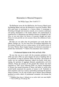 Monetarism in Historical Perspective