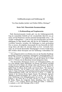 Geldbasiskonzepte und Geldmenge (I)