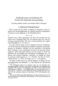 Geldbasiskonzepte und Geldmenge (II)