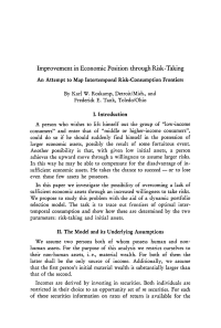 Improvement in Economic Position through Risk-Taking