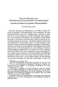 Monetäre Wirkungen eines Multiwährungs-Interventionssystems mit Saldenausgleich