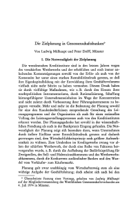 Die Zielplanung in Genossenschaftsbanken