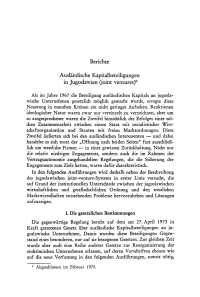 Ausländische Kapitalbeteiligungen in Jugoslawien (joint ventures)