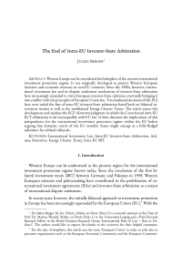 The End of Intra-EU Investor-State Arbitration
