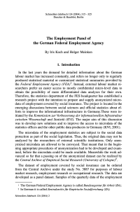 The Employment Panel of the German Federal Employment Agency