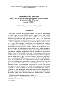 Pareto-improving transition from a pay-as-you-go to a fully funded pension system in a model with differing earning abilities