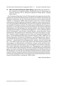 Elke-Vera Kotowski/Sarah Jaglitz (Hrsg.): Dynamiken des Erinnerns – Der Zukunft ein Gedächtnis geben. Festschrift zum 80. Geburtstag von Julius H. Schoeps.