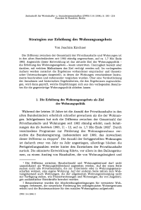 Strategien zur Erhöhung des Wohnungsangebots