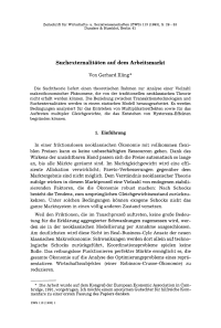 Suchexternalitäten auf dem Arbeitsmarkt