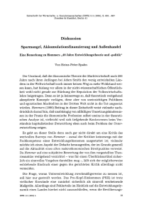 Sparmangel, Akkumulationsfinanzierung und Außenhandel