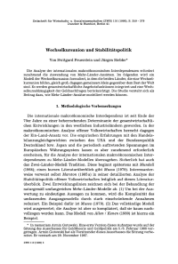 Wechselkursunion und Stabilitätspolitik
