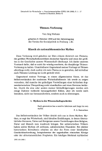 Thünen-Vorlesung