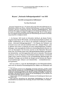 Keynes’ „Nationale Selbstgenügsamkeit“ von 1933