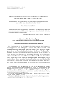 Ordnungstranszendendierende Verfassungsdogmatik im Kontext der Staatlichkeitsfrage. Anmerkungen zum Lissabon-Urteil des Bundesverfassungsgerichts aus rechts- und staatstheoretischer Sicht