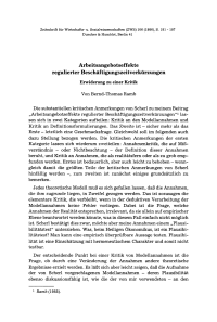 Arbeitsangebotseffekte regulierter Beschäftigungszeitverkürzungen. Erwiderung zu einer Kritik