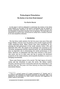 Technological Retardation