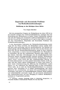 Empirische und theoretische Probleme von Wechselkursschwankungen