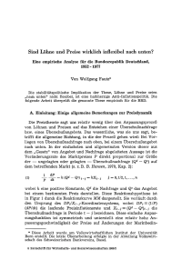 Sind Löhne und Preise wirklich inflexibel nach unten?