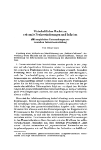 Wirtschaftliches Wachstum, sektorale Preisveränderungen und Inflation (Mit empirischen Untersuchungen zur iranischen Industrieentwicklung)
