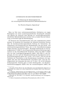 Governance im Gesundheitsrecht – Zur Bedeutung der Referenzgebiete für die verwaltungsrechtswissenschaftliche Methodendiskussion