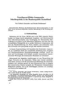 Crowding-out-Effekte kommunaler Schuldenpolitik in der Bundesrepublik Deutschland