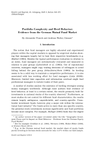 Portfolio Complexity and Herd Behavior: Evidence from the German Mutual Fund Market