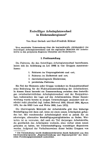 Freiwilliger Arbeitsplatzwechsel in Rückstandsregionen