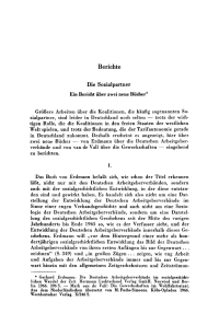 Die Sozialpartner Ein Bericht über zwei neue Bücher