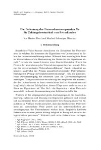Die Bedeutung der Unternehmensreputation für die Zahlungsbereitschaft von Privatkunden