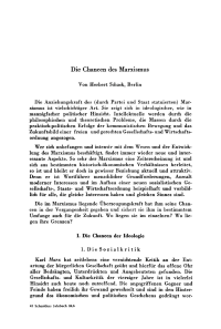 Die Chancen des Marxismus