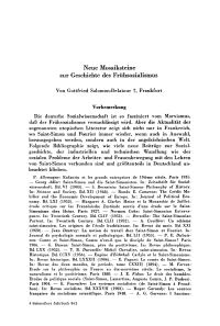 Neue Mosaiksteine zur Geschichte des Frühsozialismus