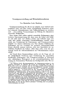 Vermögensverteilung und Wirtschaftswachstum