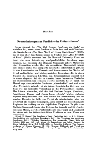 Neuerscheinungen zur Geschichte des Frühsozialismus