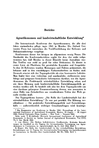 Agrarökonomen und landwirtschaftliche Entwicklung