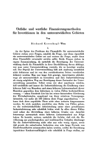 Östliche und westliche Finanzierungsmethoden für Investitionen in den unterentwickelten Gebieten