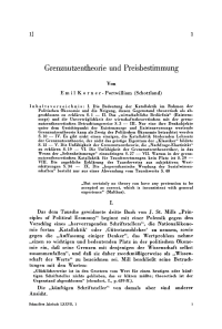 Grenznutzentheorie und Preisbestimmung