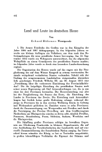 Land und Leute im deutschen Heere