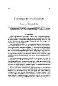 Grundfragen der Arbeitslosenhilfe