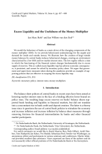 Excess Liquidity and the Usefulness of the Money Multiplier