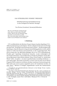 Das bürgerliche Subjekt predigen