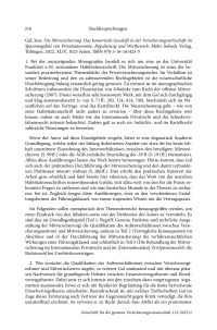 Gal, Jens, Die Mitversicherung. Das konsortiale Geschäft in der Versicherungswirtschaft im Spannungsfeld von Privatautonomie, Regulierung und Wettbewerb