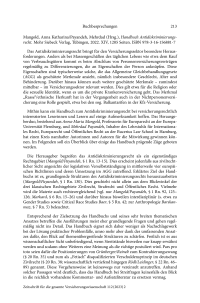 Mangold, Anna Katharina/Payandeh, Mehrdad (Hrsg.), Handbuch Antidiskriminierungsrecht