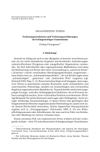 Organisierter Stress