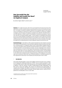 How Successful Has the Stability and Growth Pact Been? An Empirical Analysis